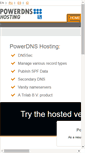 Mobile Screenshot of powerdns.net