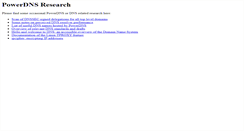 Desktop Screenshot of powerdns.org